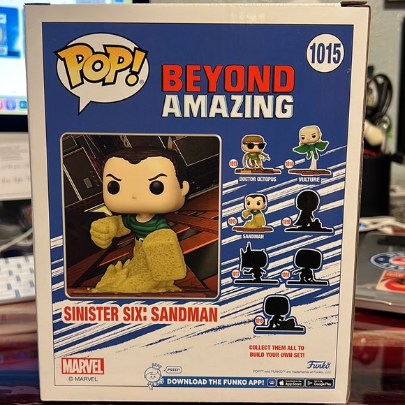 Sinister Six Sandman Marvel Funko Pop Amazon Exclusive #1015 - Picture 4 of 7